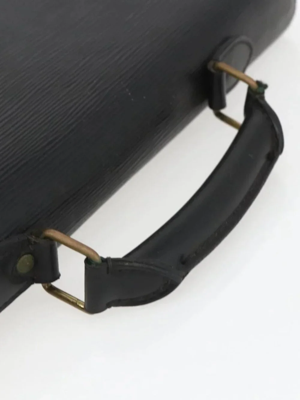LOUIS VUITTON Epi ServietteConseiller Business Bag Black M54422 LV Auth ka1353